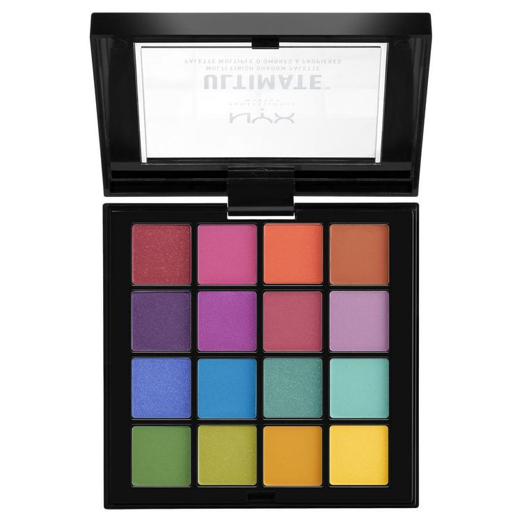 NYX Professional Makeup Ultimate Shadow Palette Палетка теней для век, оттенок 04, Brights, 13 г