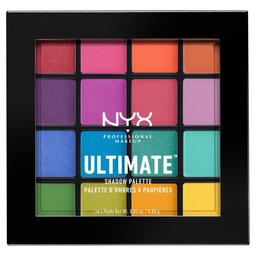 NYX Professional Makeup Ultimate Shadow Palette Палетка теней для век, оттенок 04, Brights, 13 г