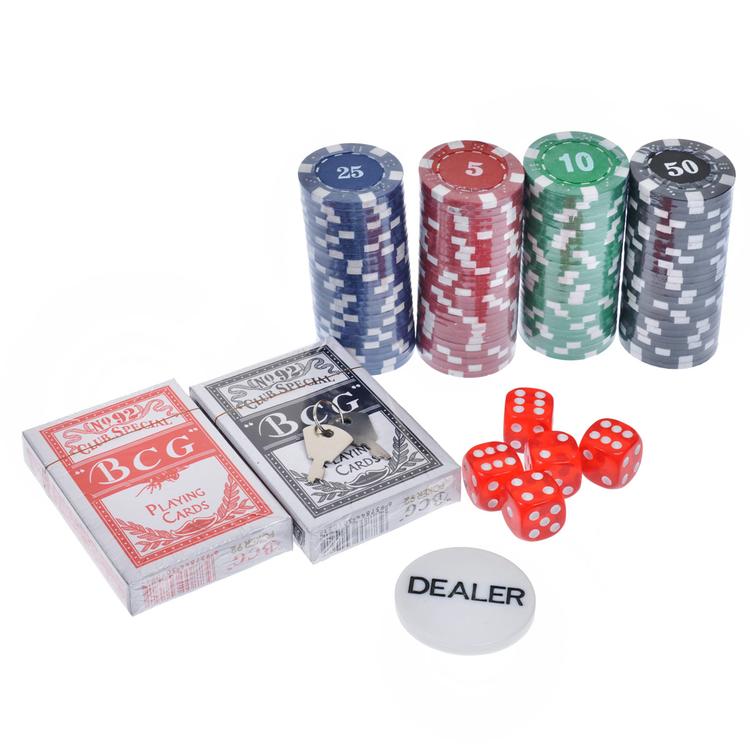 Набор для покера "Poker Game Set", 100 фишек. 35697
