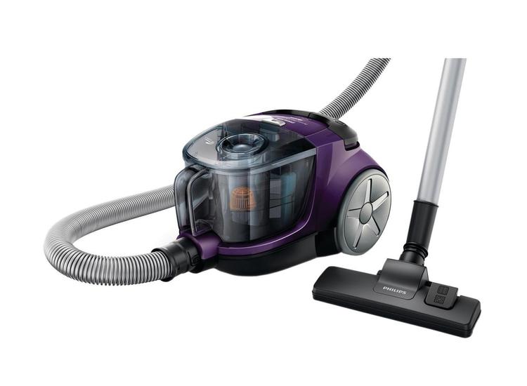 Бытовой пылесос Philips PowerPro Compact FC8472/01, фиолетовый