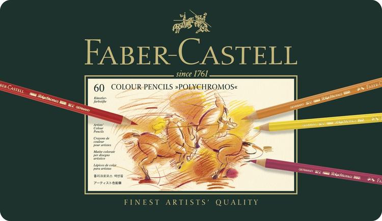 Faber-Castell Цветные карандаши Polychromos 60 цветов