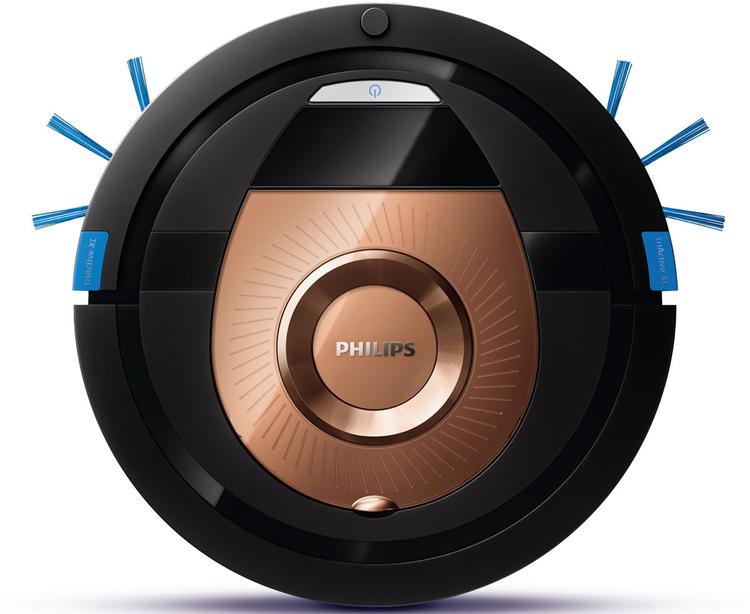 Робот-пылесос Philips SmartPro Compact FC8776/01, черный, бронзовый