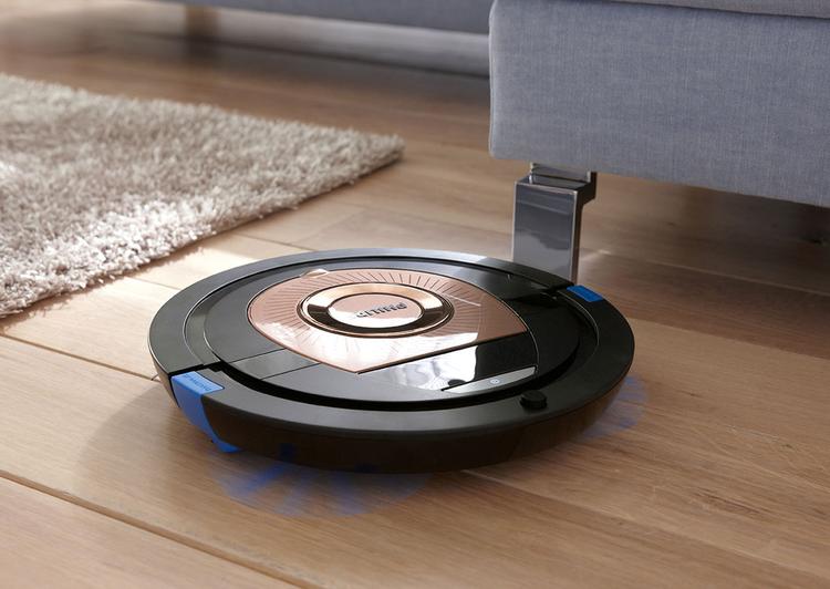 Робот-пылесос Philips SmartPro Compact FC8776/01, черный, бронзовый