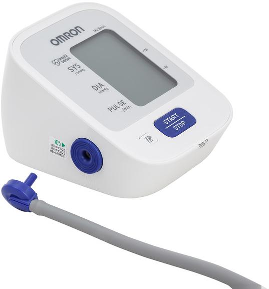Тонометр Omron M2 Basic автоматический с адаптером и универсальной манжетой, 22-42 см