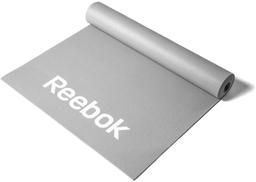 Тренировочный коврик для фитнеса Reebok "Love", тонкий, серый