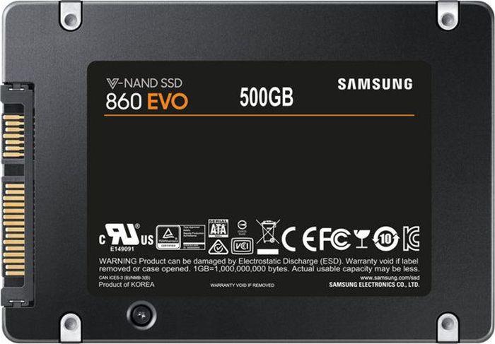 500 ГБ SSD диск Samsung 860 EVO (MZ-76E500BW)