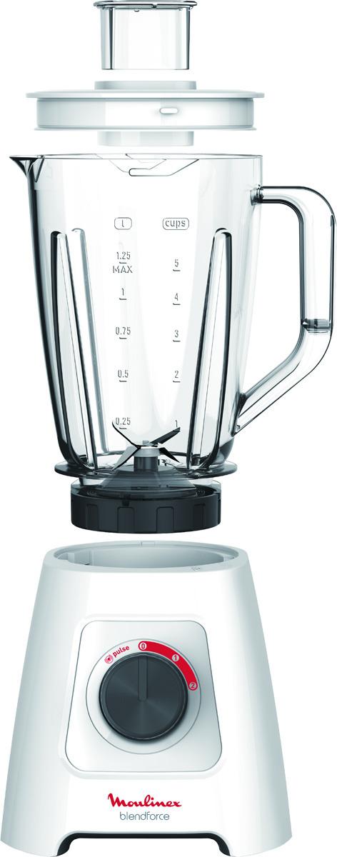 Стационарный блендер Moulinex BlendForce 2 LM420110, белый