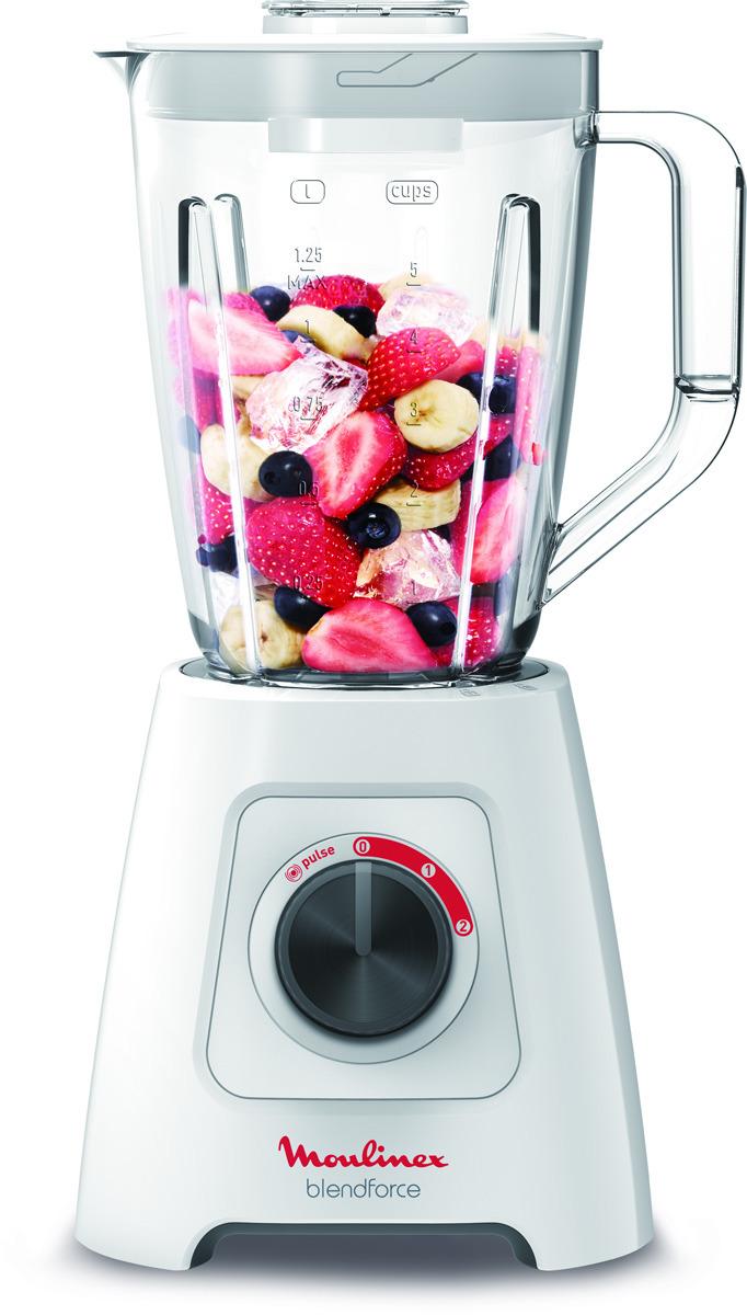 Стационарный блендер Moulinex BlendForce 2 LM420110, белый