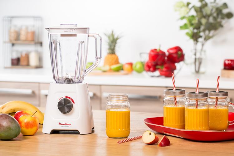 Стационарный блендер Moulinex BlendForce 2 LM420110, белый