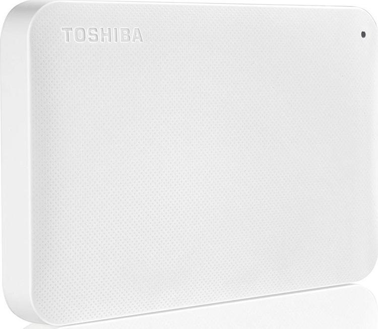 1 ТБ Внешний жесткий диск Toshiba HDD 1 TB Stor.e Canvio Ready , 2.5", USB 3.0 (HDTP210EW3AA), белый