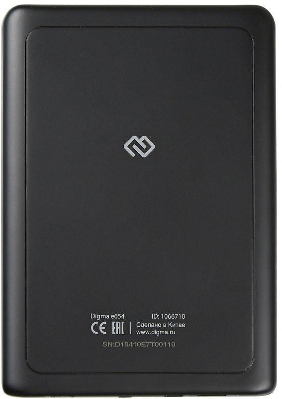 Электронная книга Digma E654 6", темно-серый