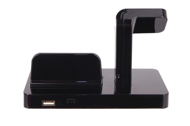 Док-станция Gurdini Smart 903286 Apple Watch + Lightning connector, черный