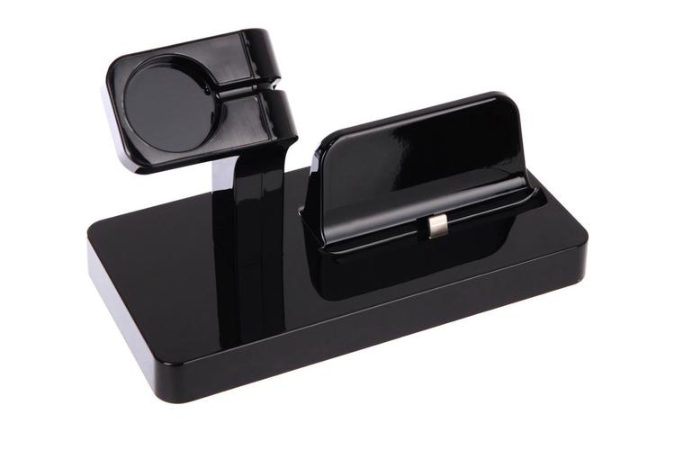 Док-станция Gurdini Smart 903286 Apple Watch + Lightning connector, черный