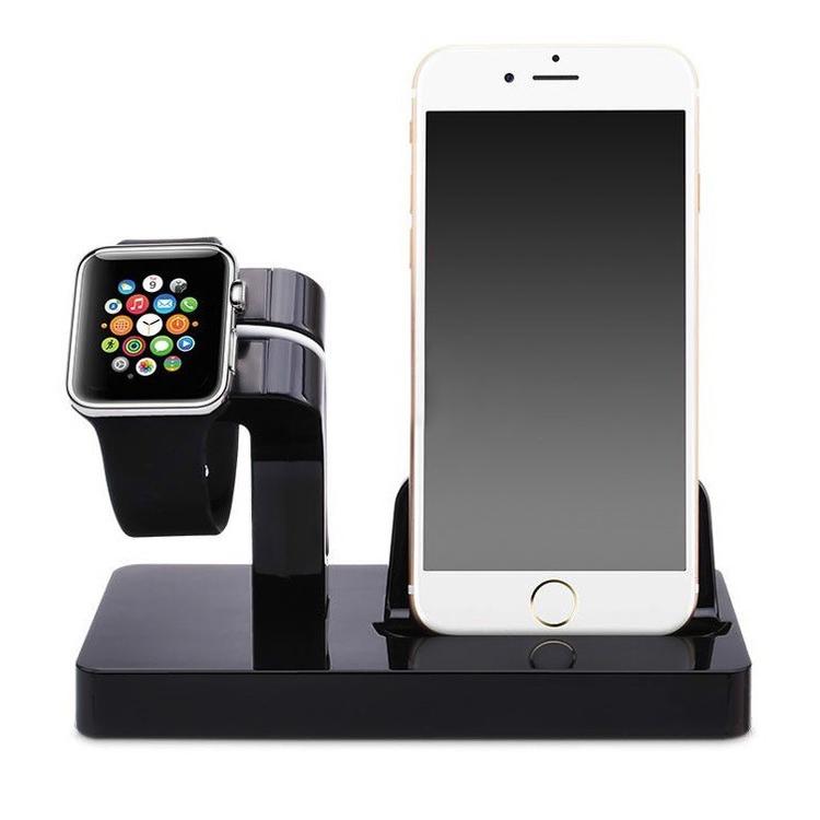 Док-станция Gurdini Smart 903286 Apple Watch + Lightning connector, черный