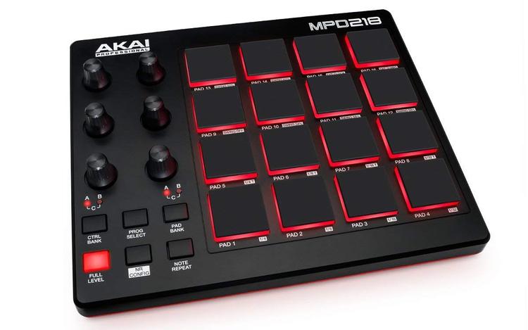 MIDI-контроллер Akai Pro MPD218, MPD218