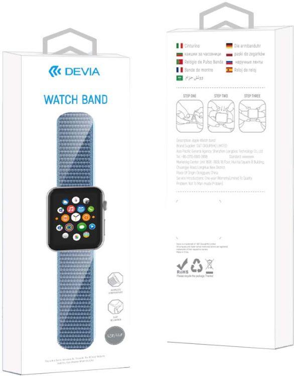 Ремешок для смарт-часов Devia Elegant Link Bracelet для Apple Watch 4 40 мм, серебристый