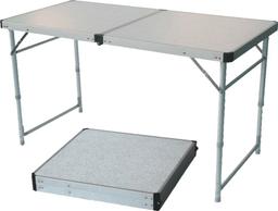 Стол складной туристический Canadian Camper CC-TA433, белый, 120x60x52/68 см