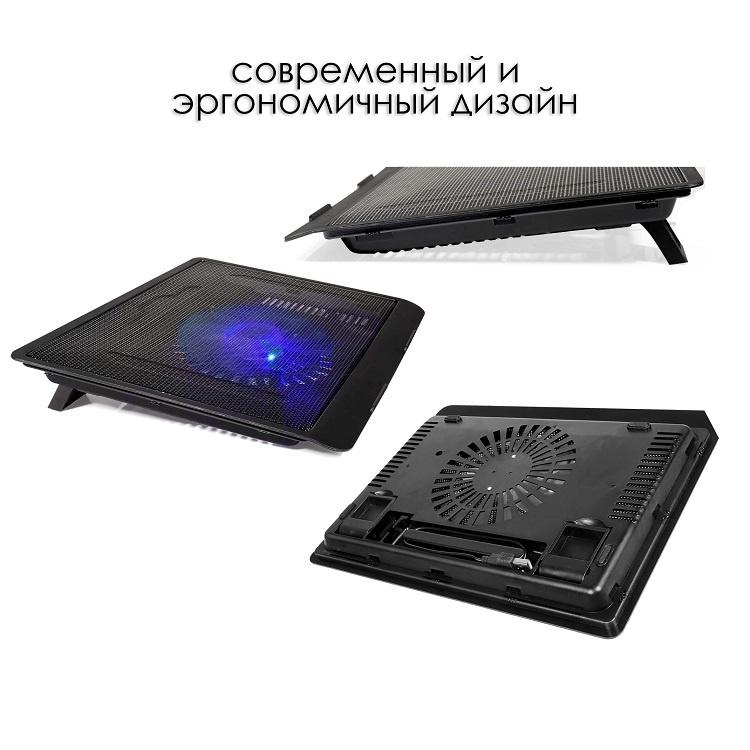 Подставка Lumobook под ноутбук, охлаждающая, 14-15.6 дюймов, зеленая, 33,5х22,5х2,9 см, зеленый