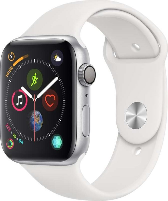 Умные часы Apple Watch Series 4 GPS A1978, MU6A2, 44 мм, серебристый