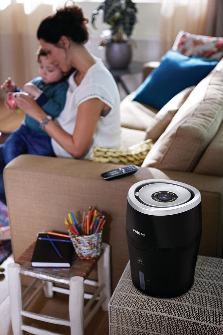 Увлажнитель воздуха  Philips HU4813/10, черный