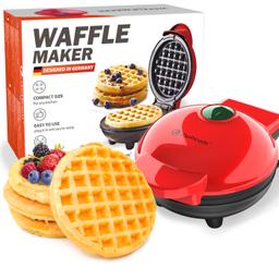 Вафельница iSottcom Waffle Maker, красный
