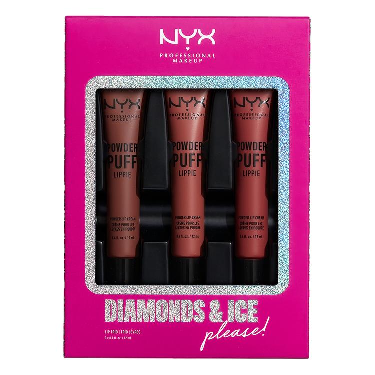 NYX Professional Makeup Diamonds & Ice Please Набор помад для губ , 81 г