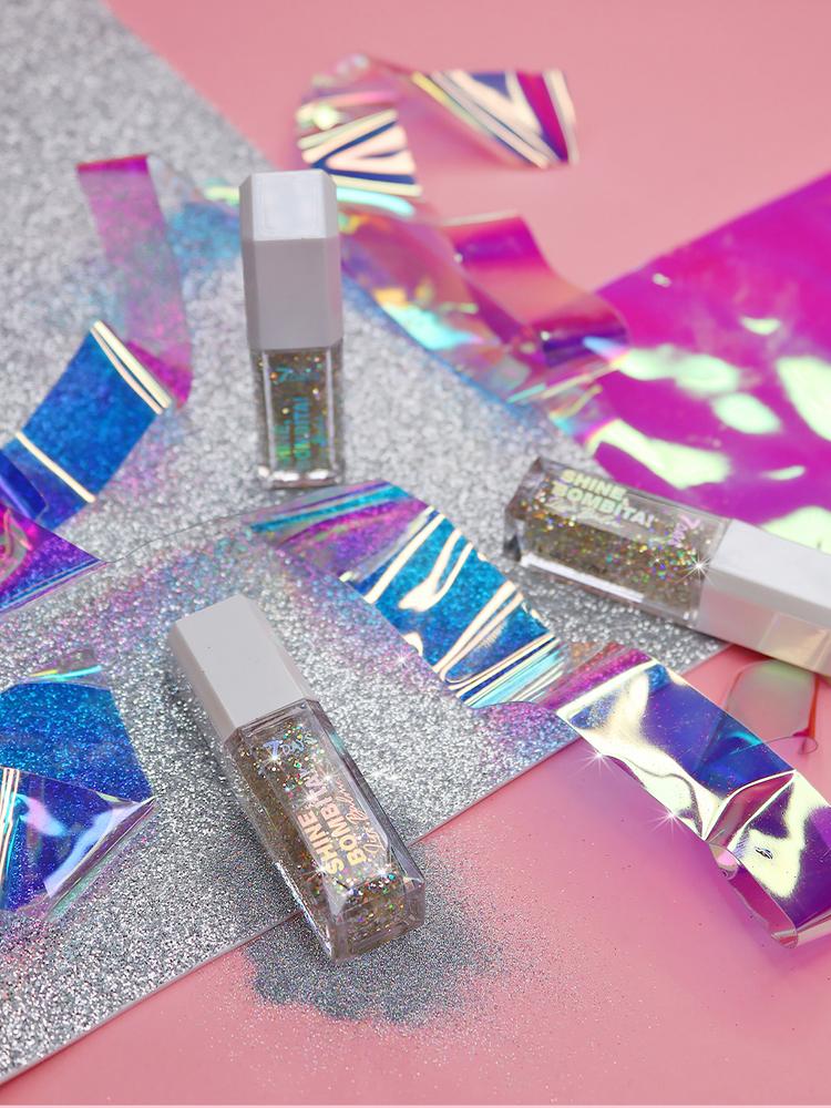 7DAYS Подарочный набор косметики SHINE, BOMBITA! / №1 Glitter girl, 6 средств