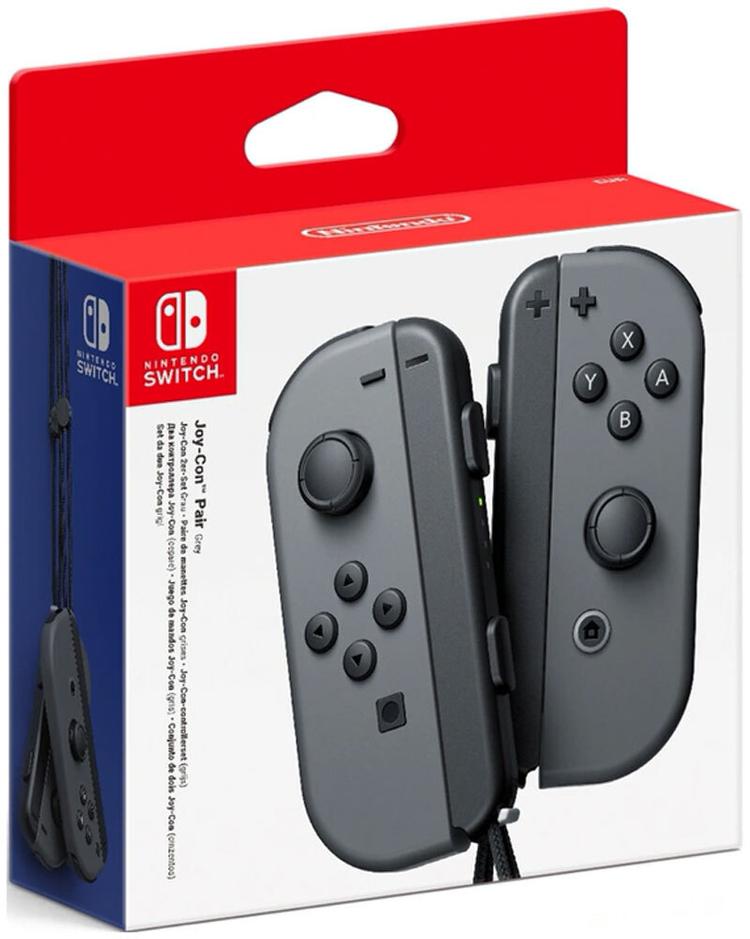 Геймпад Nintendo Switch Набор 2 Контроллеры Joy-Con (серый)