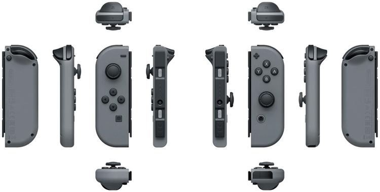 Геймпад Nintendo Switch Набор 2 Контроллеры Joy-Con (серый)