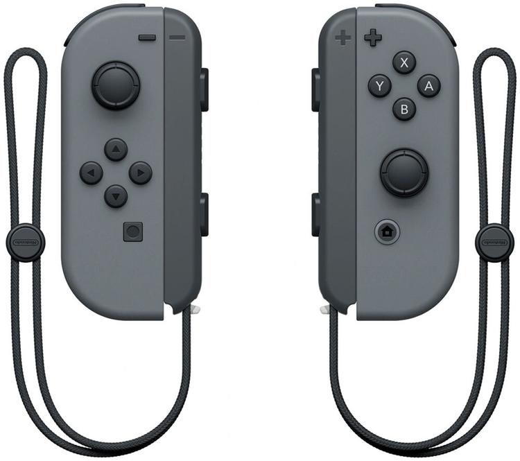 Геймпад Nintendo Switch Набор 2 Контроллеры Joy-Con (серый)