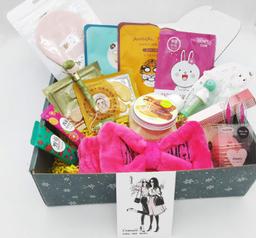Beauty Box "Максимальная забота" с маской для сна, косметической повязкой, нефритовым роликом и уходовой косметикой для лица и тела , 16 предметов