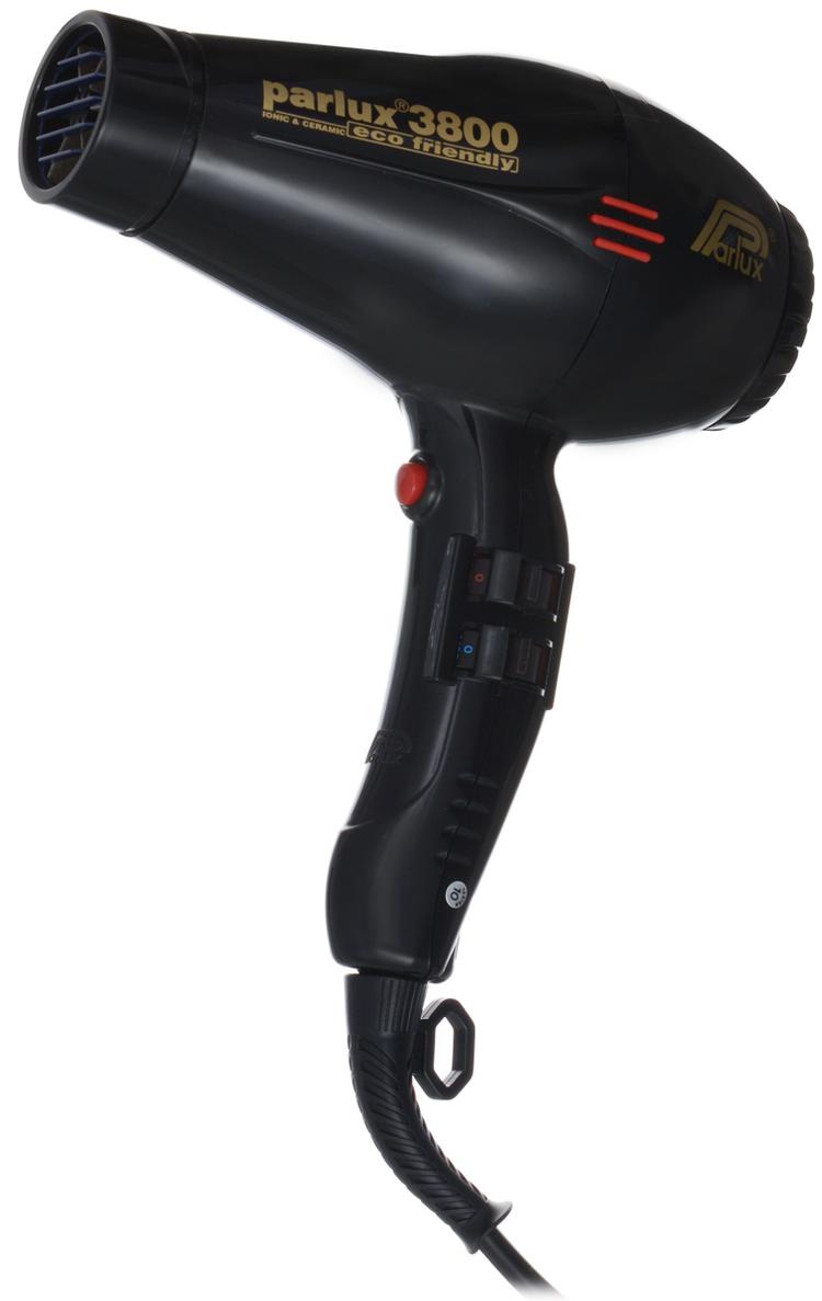 Parlux 3800 Eco Friendly 0901-3800, Black фен