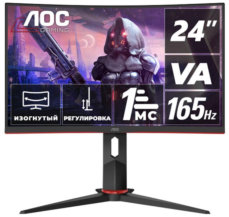 23.6" Монитор AOC Gaming C24G2U, черный