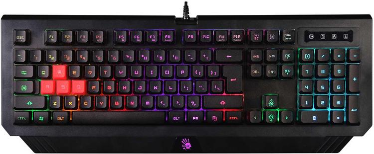 Игровая клавиатура A4Tech Bloody B125N, черный
