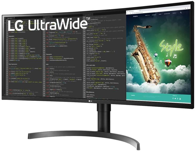 35" Монитор LG 35WN75C-B, черный