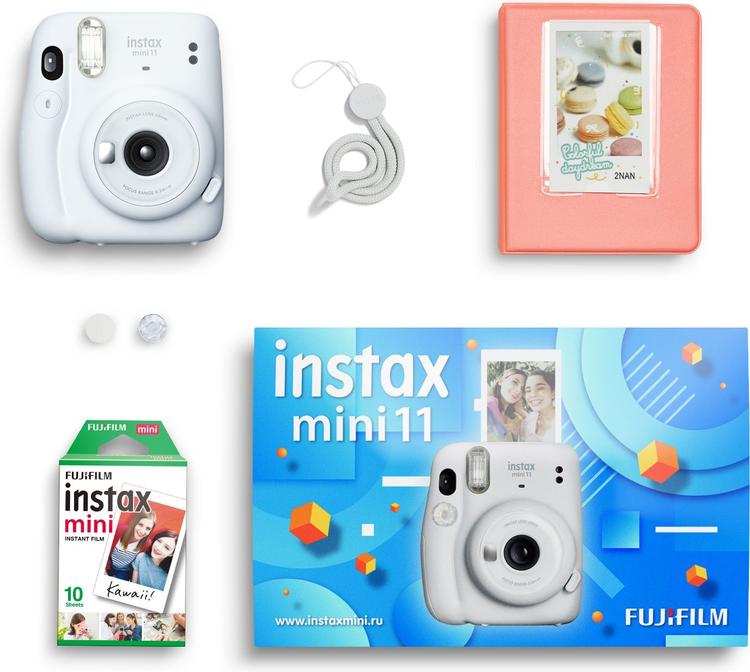 Фотоаппарат мгновенной печати Fujifilm Instax Mini 11, белый