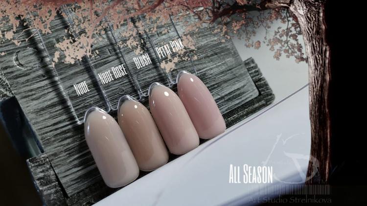 All Season Nails Камуфлирующий гель Opaque Nude
