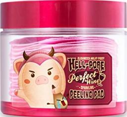 Elizavecca очищающие ватные диски с экстрактом красного вина Hell-Pore Perfect Wine Sparkling Peeling Pad