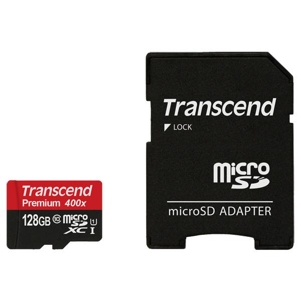 Карта памяти MicroSDXC 128 Гб Transcend (TS128GUSDU1) Class 10, UHS Class 1, UHS-I