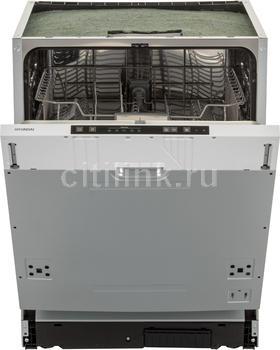 Посудомоечная машина полноразмерная HYUNDAI HBD 650,  серебристый