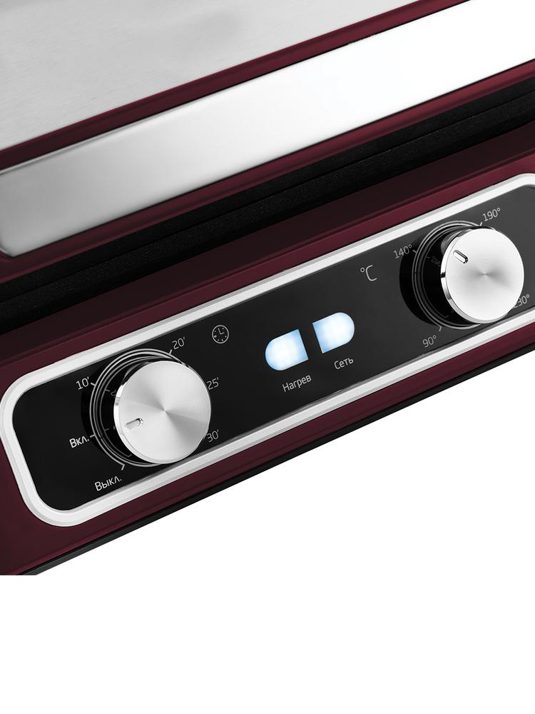 Электрогриль Pioneer со съемными панелями с антипригарным покрытием и поддоном, режим БАРБЕКЮ, регулировка температуры, таймер, 2100 Вт