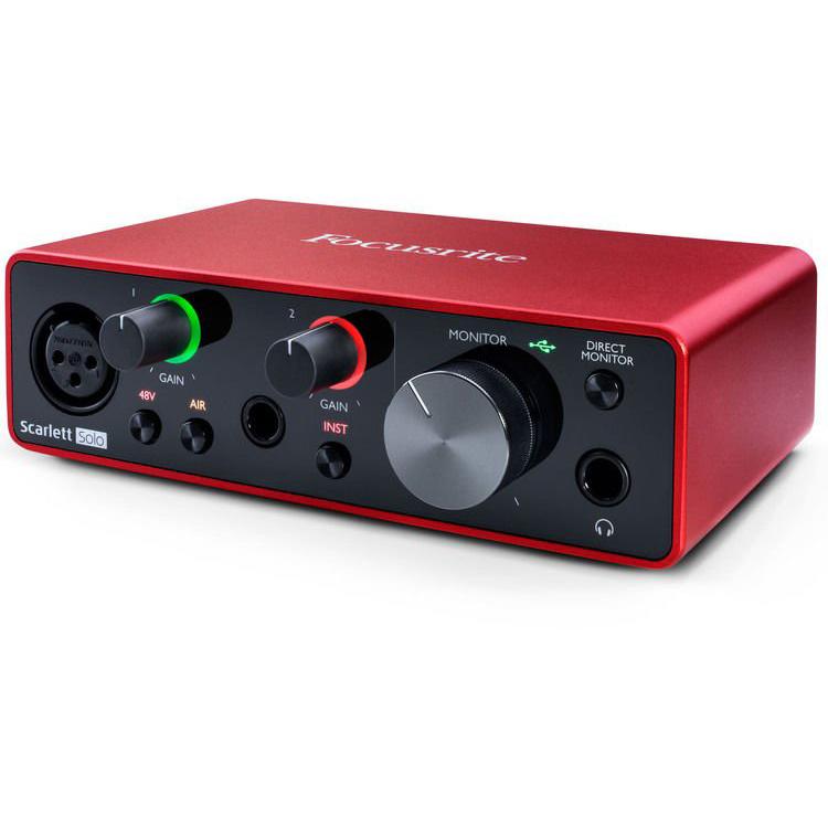 Домашняя студия Focusrite Scarlett Solo Studio 3rd Gen USB