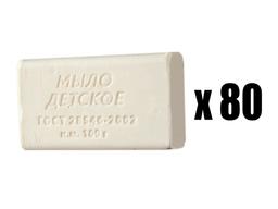 Упаковка туалетного мыла Детское, 100 г, 80 шт.