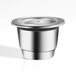 Набор для Nespresso Reutilisable Inox капсула 2шт и дополнительно щеточка, ложка-весы, тампер, нержавеющая сталь