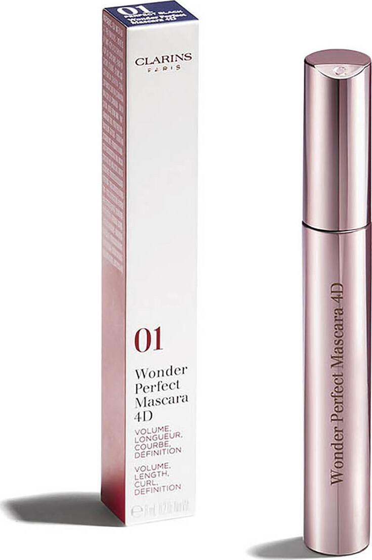Clarins Wonder Perfect Mascara 4D Тушь для ресниц с эффектом 4D, 01 perfect black, 8 мл
