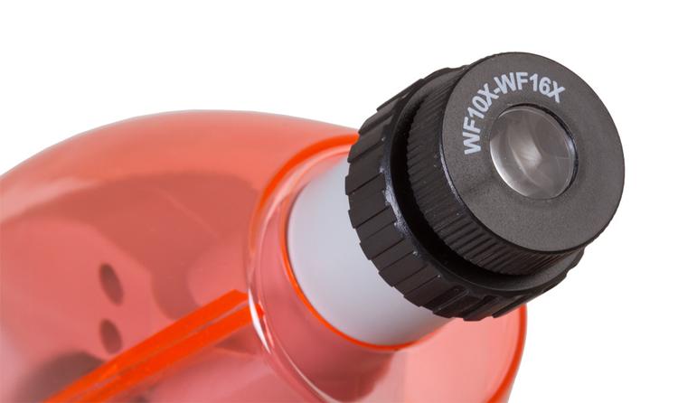 Микроскоп Levenhuk LabZZ M101 Orange  Апельсин