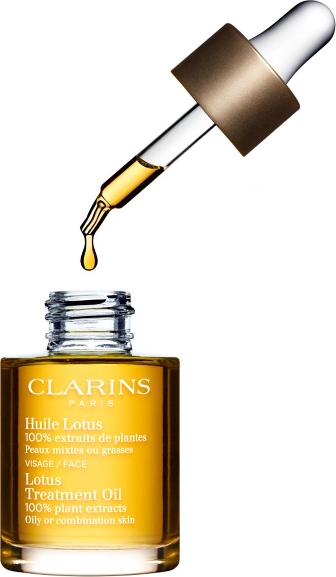 Clarins Масло для лица для комбинированной или жирной кожи Lotus, 30 мл