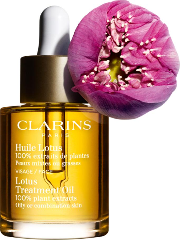 Clarins Масло для лица для комбинированной или жирной кожи Lotus, 30 мл