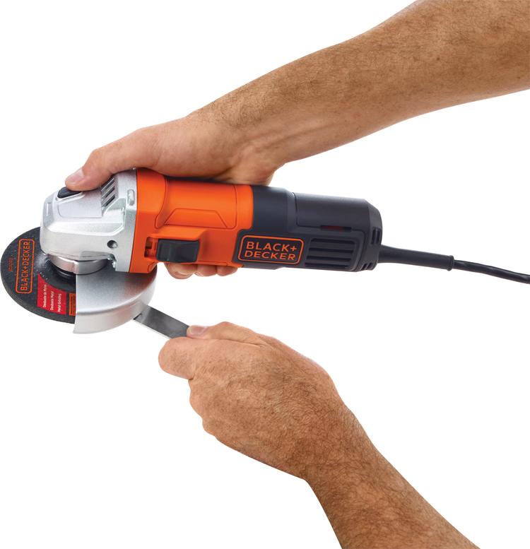 Компактная углошлифовальная машина Black+Decker, G650