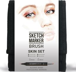 Набор маркеров SKETCHMARKER BRUSH 'Skin' 12 штук в сумке-органайзере